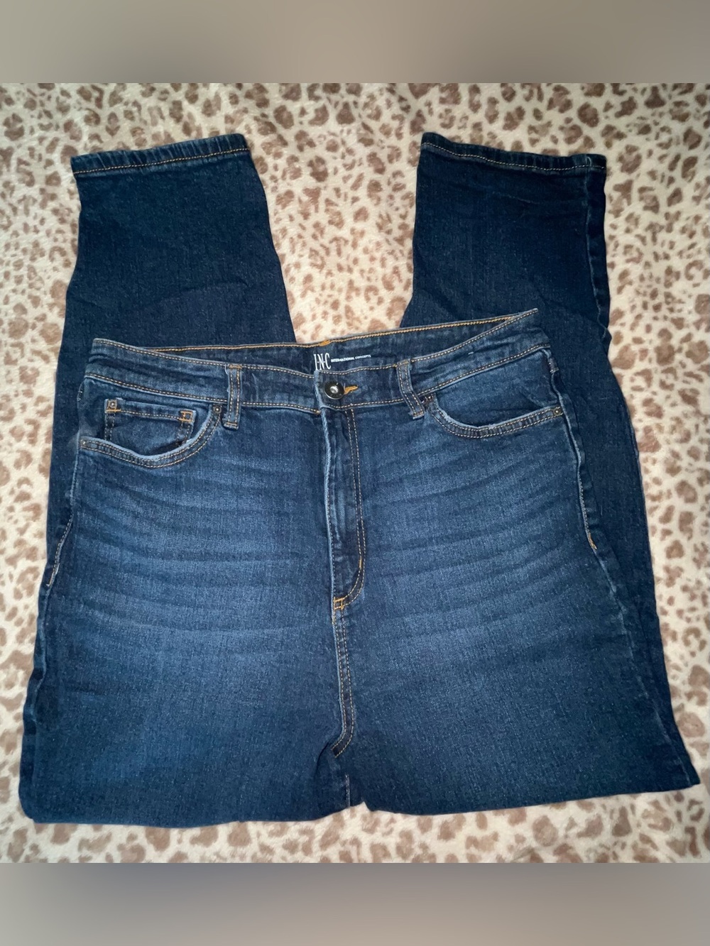 INC - Dark Blue High-Rise Women's Jeans
